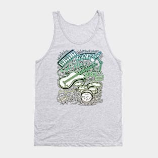 Music Sketch Tank Top